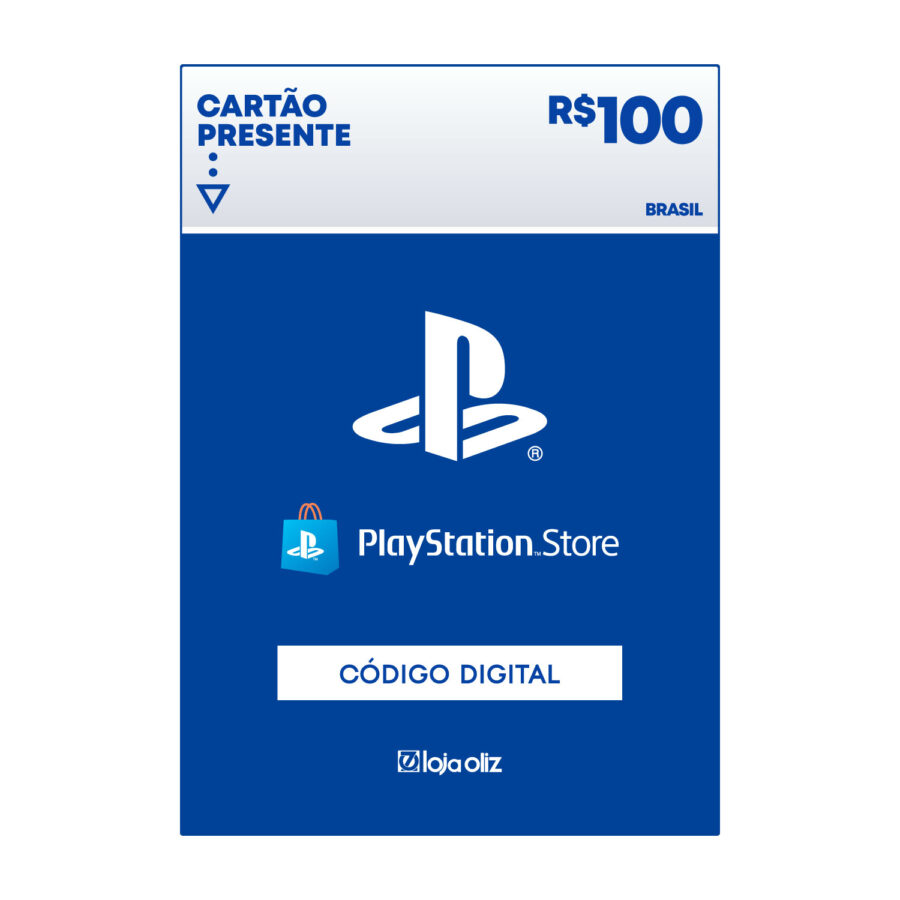 Cartao Presente Playstation 100 Reais