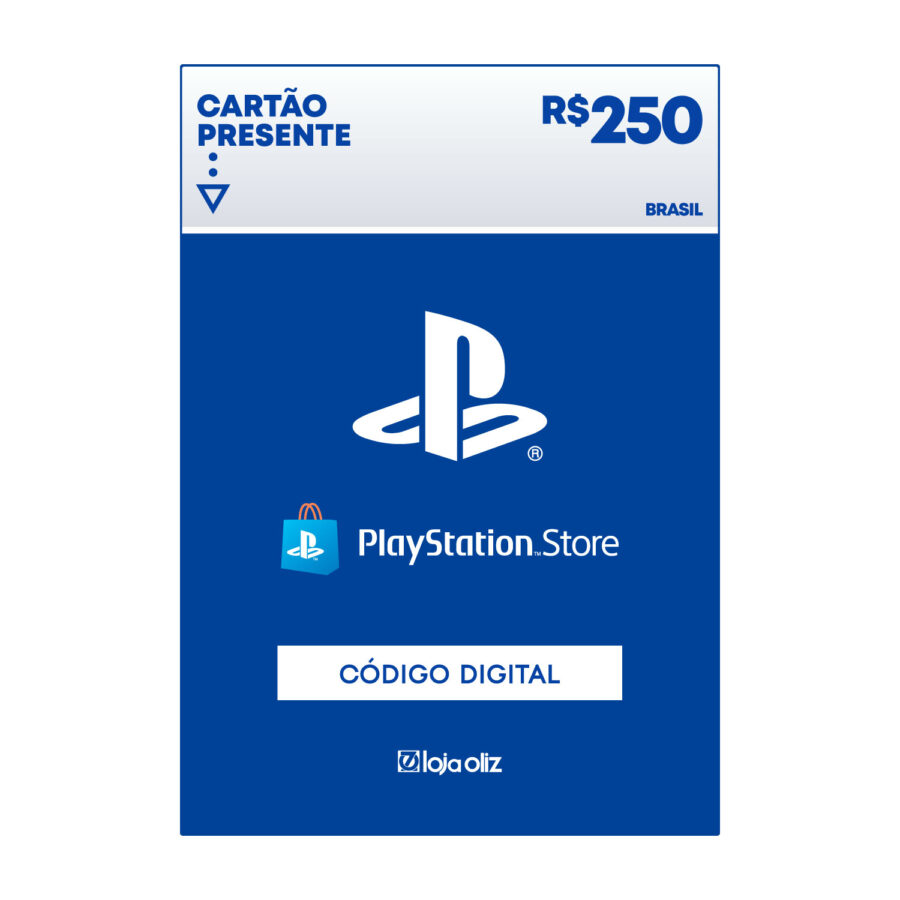 Cartao Presente Playstation 250 Reais