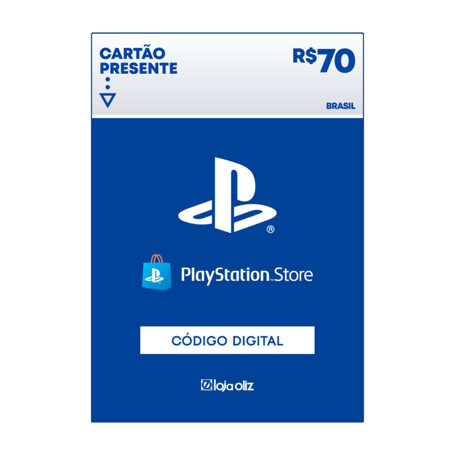 Cartao Presente Playstation 70 Reais