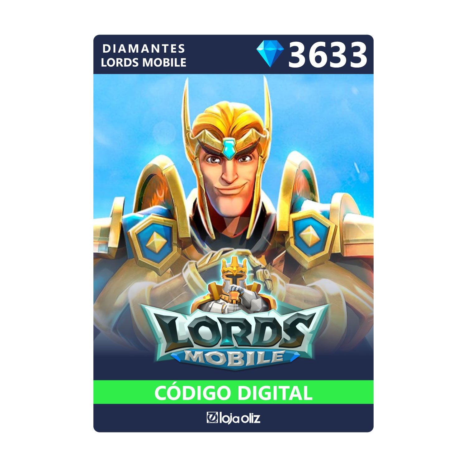 Comprando con diamantes en Lords Mobile 