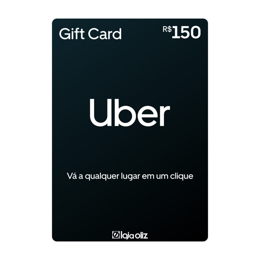 Gift Card Uber R$150