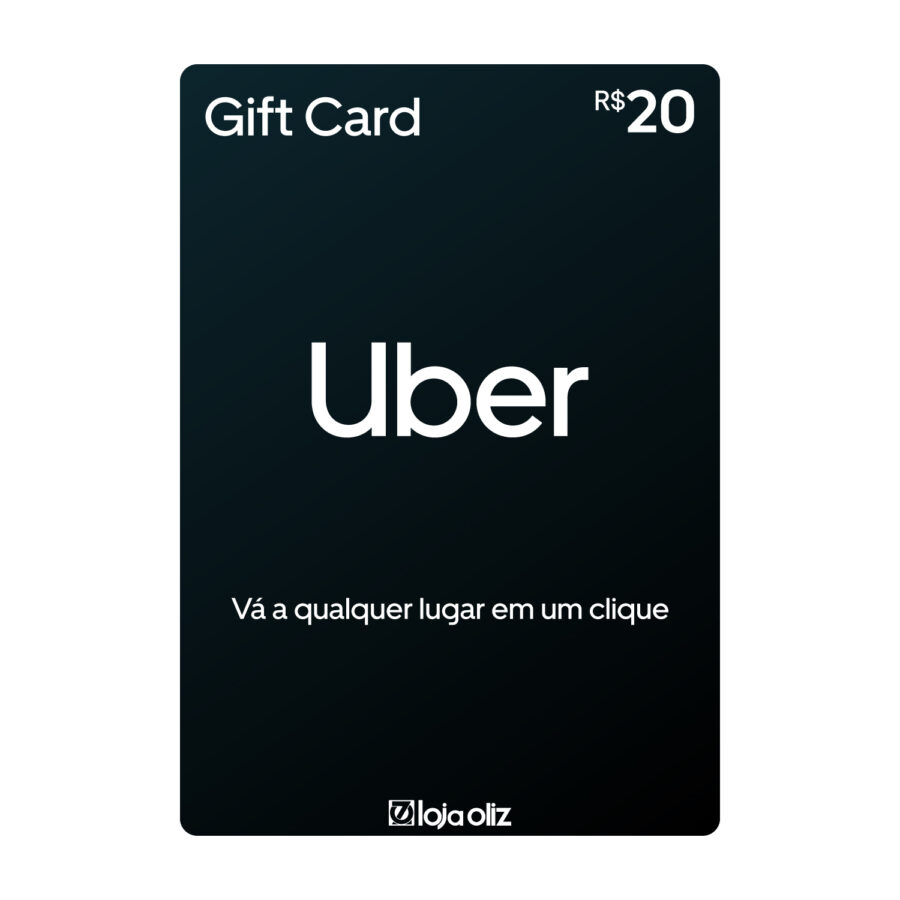 Gift Card Uber R$20