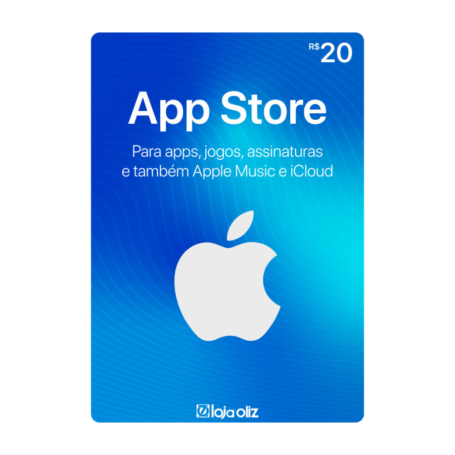 Gift Card App Store 20 reais